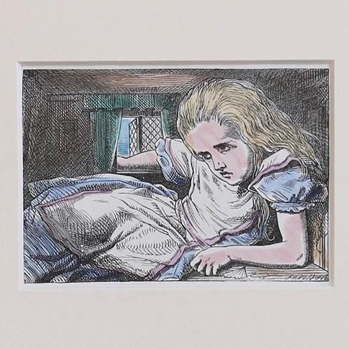 アンティーク額絵 不思議の国のアリス アリス アンティーク額絵 不思議の国のアリス アリス
