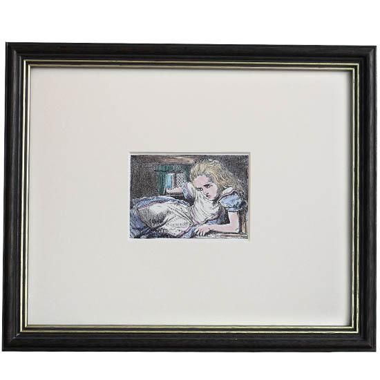 【不思議の国のアリス】立体　絵画　フレーム　陶器　ディズニーランド　希少 不思議の国のアリス (ALICE IN WONDERLAND) ディズニーグッズ