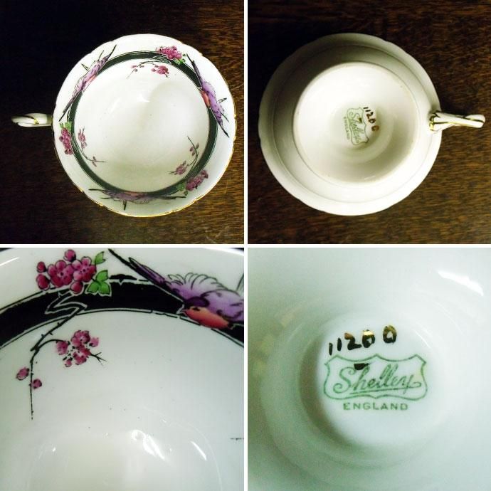 アンティーク食器｜シェリー(Shelley) ｜ティーカップ・トリオ
