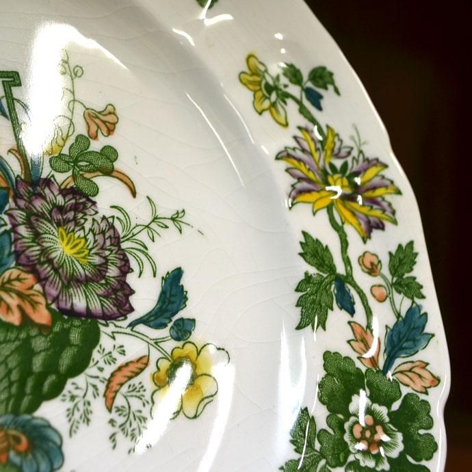 Mason's　メイソンズ／ アンティーク絵皿／ブルーの絵皿／壁かざり Mason'sメイソンズ／ アンティーク絵皿／ブルーの絵皿／壁かざり