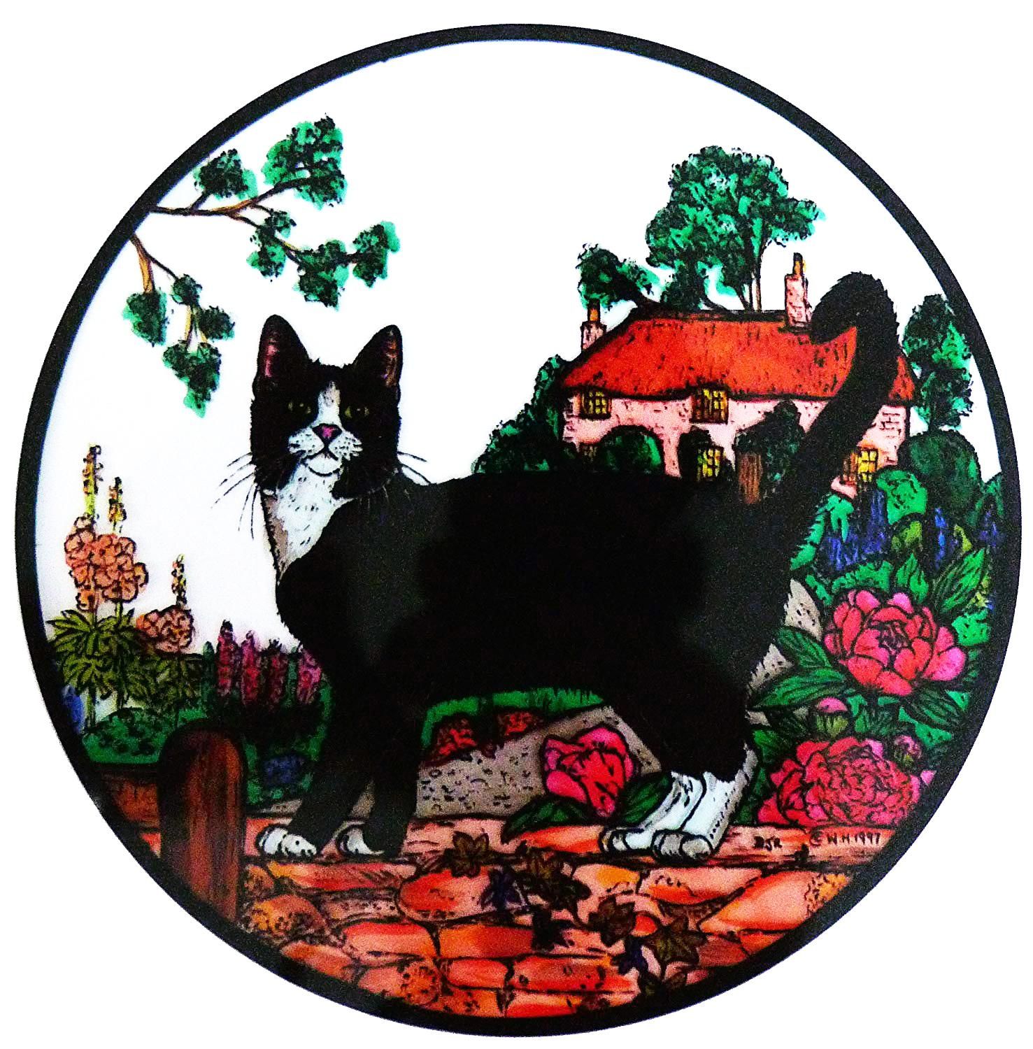 インテリアシール｜窓・ガラス用｜ステンドグラスシール｜コテージ