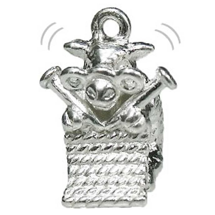 アンティーク　英国　銀製品　シルバー　チャーム イギリス製 ヴィンテージシルバーチャームブレスレット