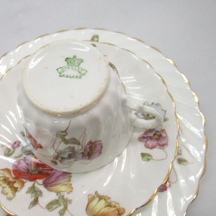 アンティーク食器| エインズレイ(Aynsley)|トリオ・カップ アンティーク食器| エインズレイ(Aynsley)|トリオ・カップ