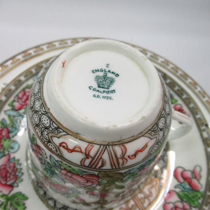 アンティーク食器｜コールポート（Coalport）｜トリオ・カップ 