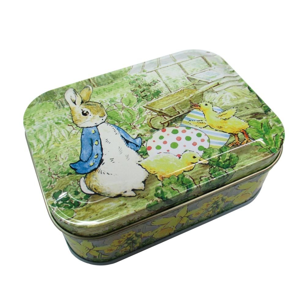 ティン缶 ブリキ缶 ピーターラビット イースター缶
