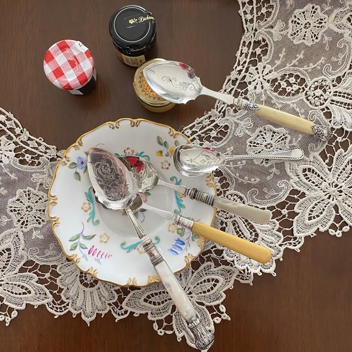 ジャムスプーン　シルバー プレート アンティーク食器｜カトラリー｜ジャムスプーン｜シルバー