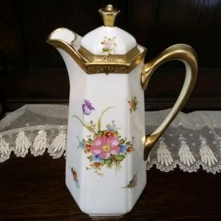 訳あり】オールドノリタケ 金盛り シュガーボウル クリーマー