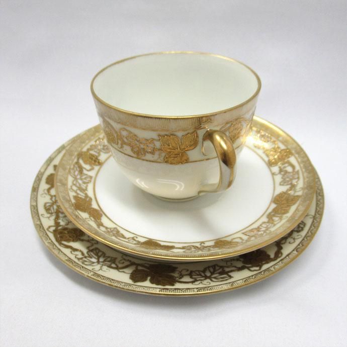 アンティーク食器|Noritake オールドノリタケ|トリオ・カップ アンティーク食器|Noritake オールドノリタケ|トリオ・カップ