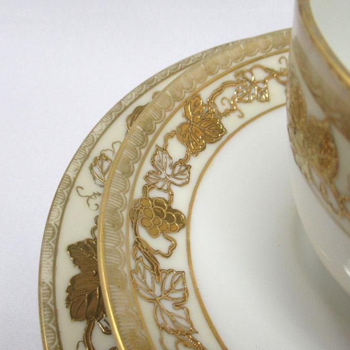 アンティーク食器|Noritake オールドノリタケ|トリオ・カップ アンティーク食器|Noritake オールドノリタケ|トリオ・カップ