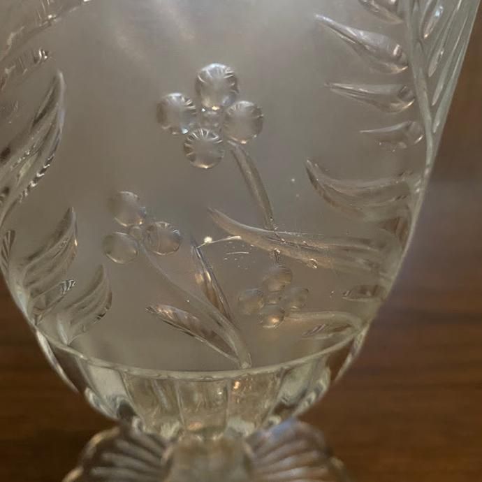アンティーク雑貨 ガラス食器 セロリバース Sowerby Glass 花瓶 フラワーバース イギリス 18年頃 アンティーク雑貨 ガラス食器 セロリバース Sowerby Glass 花瓶 フラワーバース イギリス 18年頃