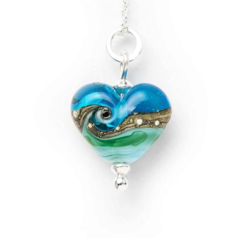 ハンドメイド ★ベネチアガラスネックレス＆ブレスレット ベネチアンガラス ビーズ （パフディスク型） ネックレス