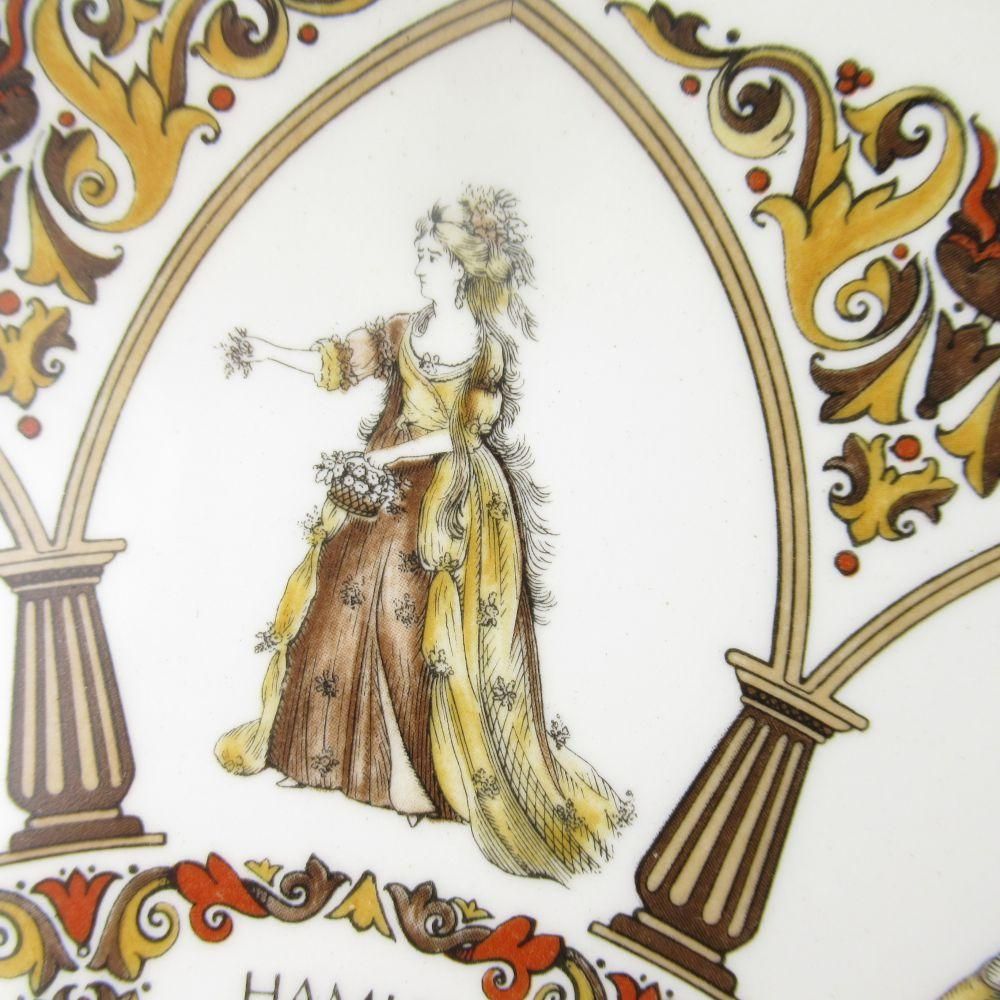 シェイクスピア　イギリス　ウェッジウッド 大皿　ヴィンテージ　アンティーク アンティーク食器｜ウェッジウッド｜大皿・プレート｜英国製