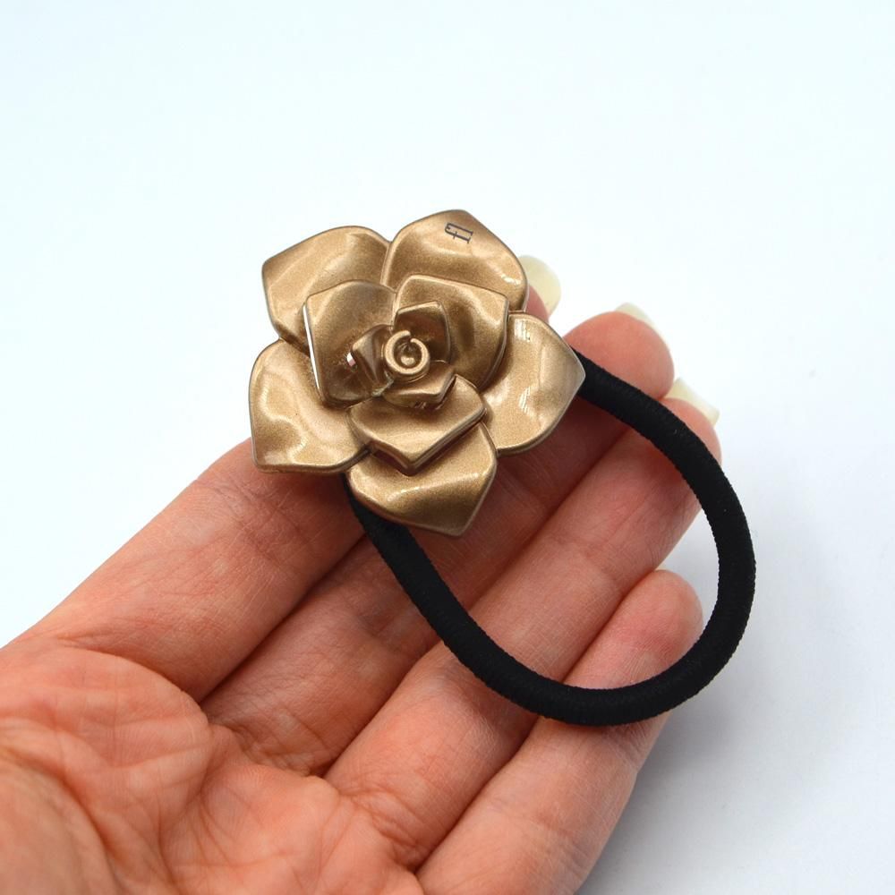 ヘアアクセサリー｜ヘアゴム｜薔薇・ローズ｜フランス製｜メール便OK