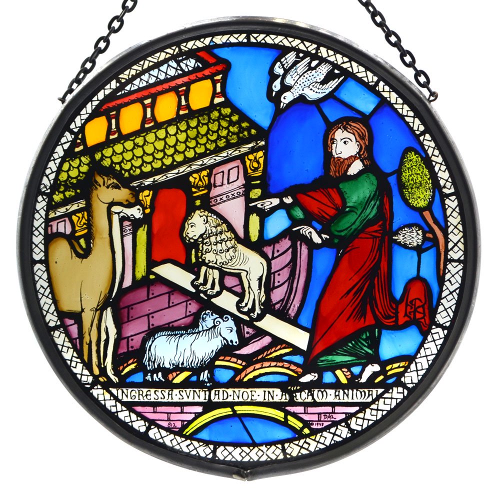 壁掛け・ステンドグラス｜ノアの方舟｜イーリー大聖堂（ケンブリッジ