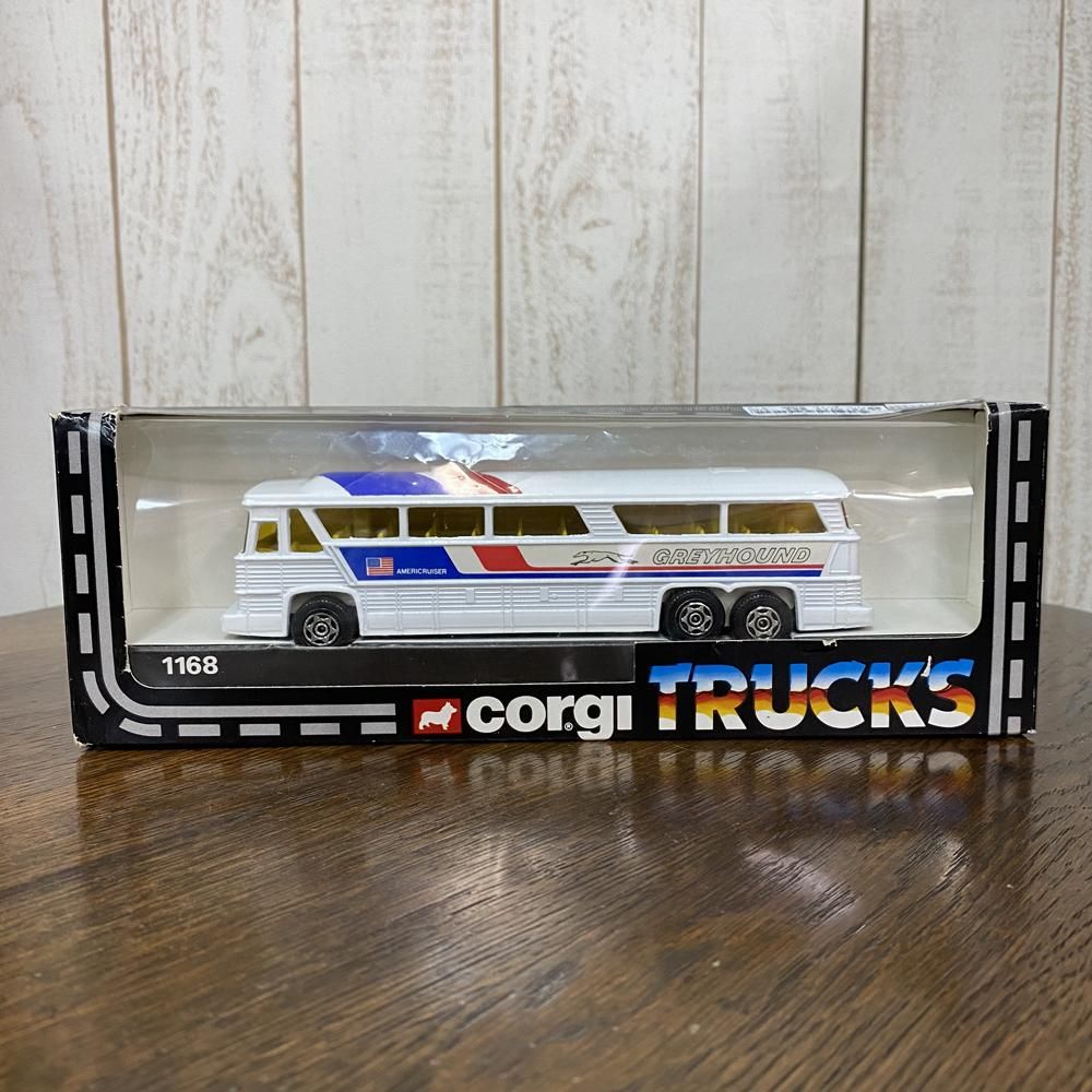 アンティーク雑貨｜ヴィンテージ・ミニカー｜バス｜CORGI コーギー｜Greyhound グレイハウンド｜The Mettoy  Co.｜1983年頃｜英国製