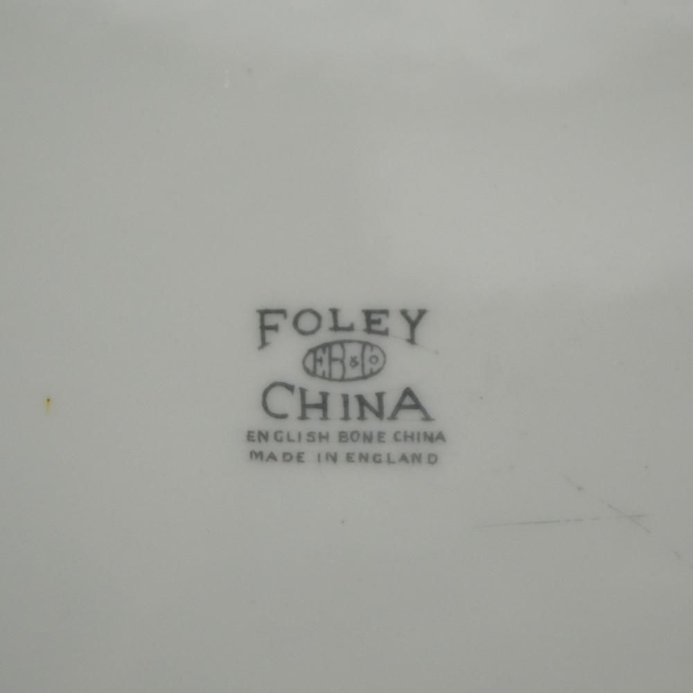 英国製 E. Brain&Co Foley ピンクの可愛いヴィンテージプレート