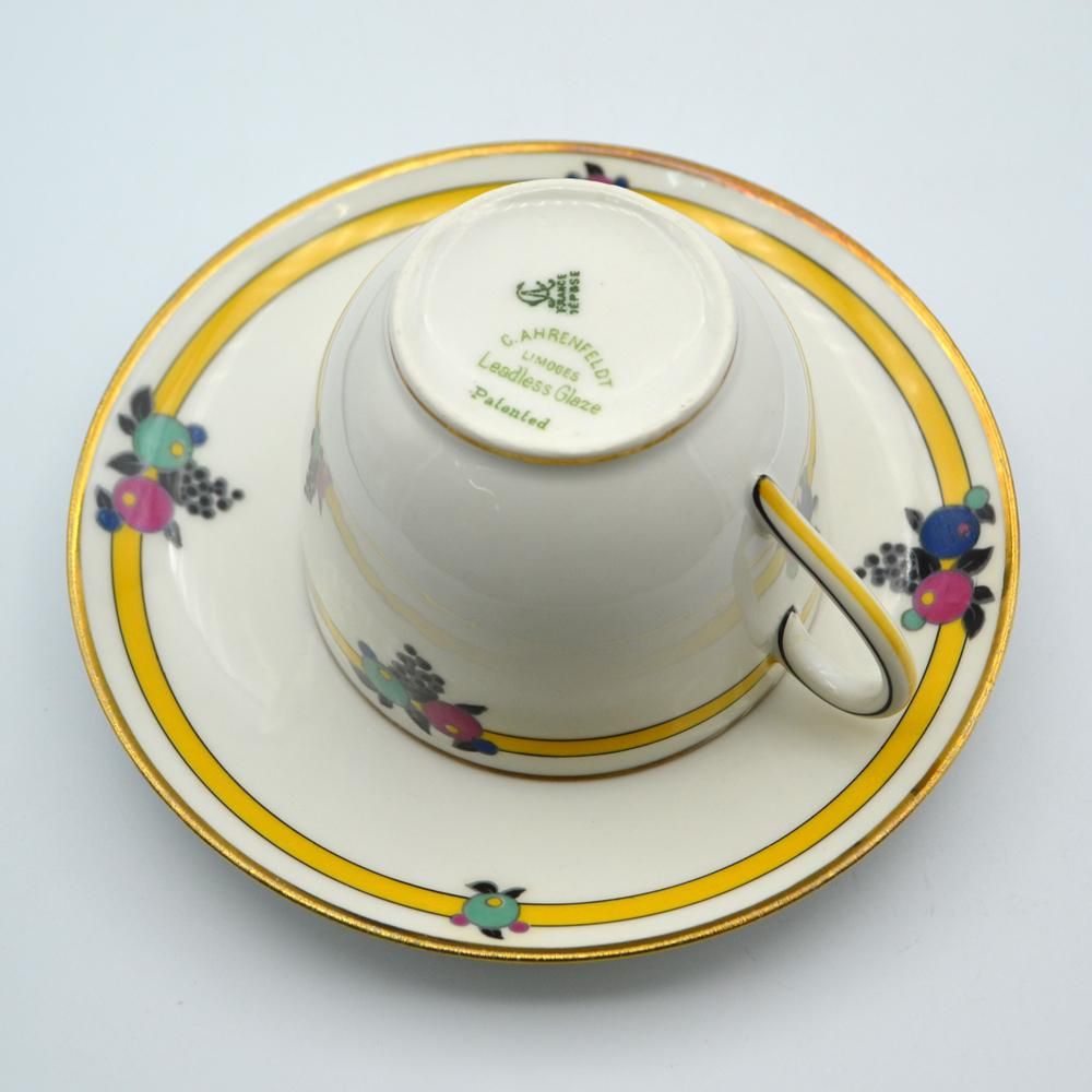 フランスアンティーク　リモージュ　シャルルアレンフェルト　ディナープレート フランスアンティークリモージュシャルルアレンフェルトディナー