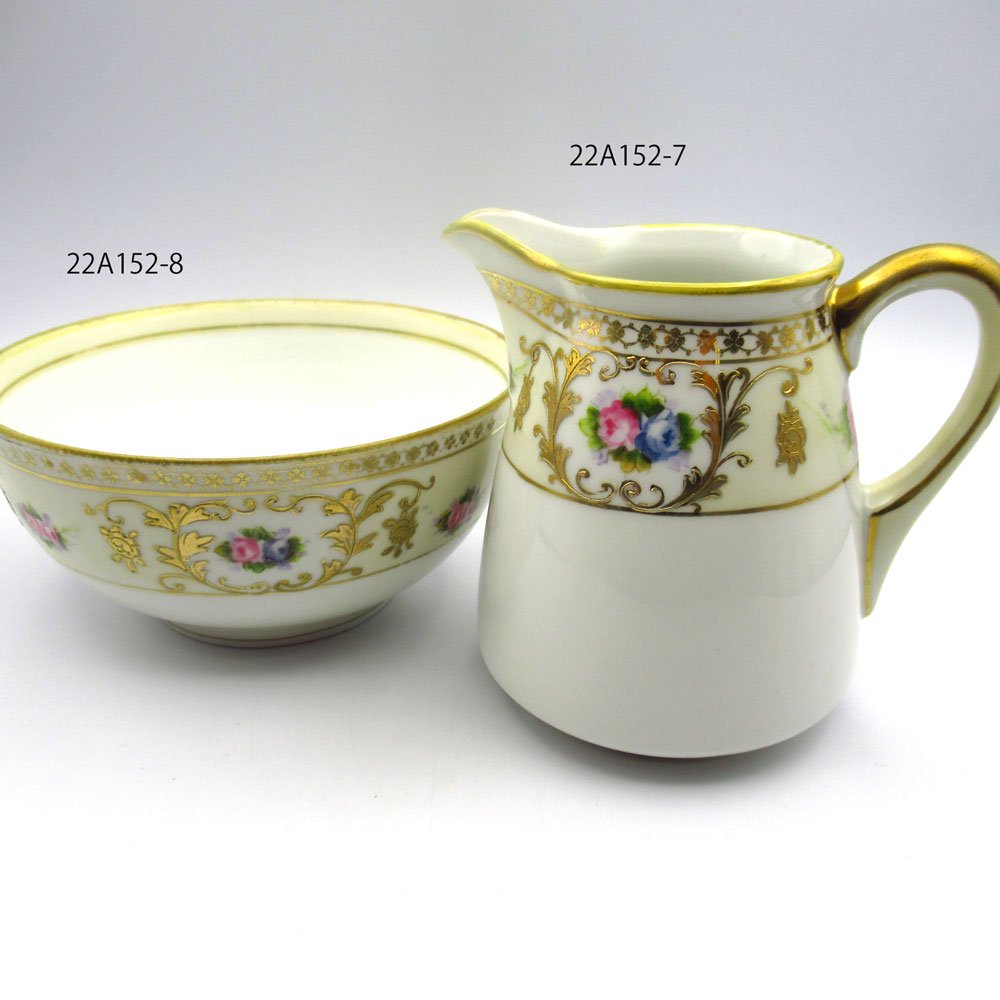 アンティーク食器｜Noritake オールドノリタケ｜金盛り｜ミルク