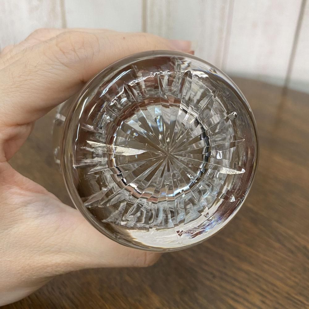 アンティーク雑貨｜ガラス食器｜ロックグラス｜クリスタルカット