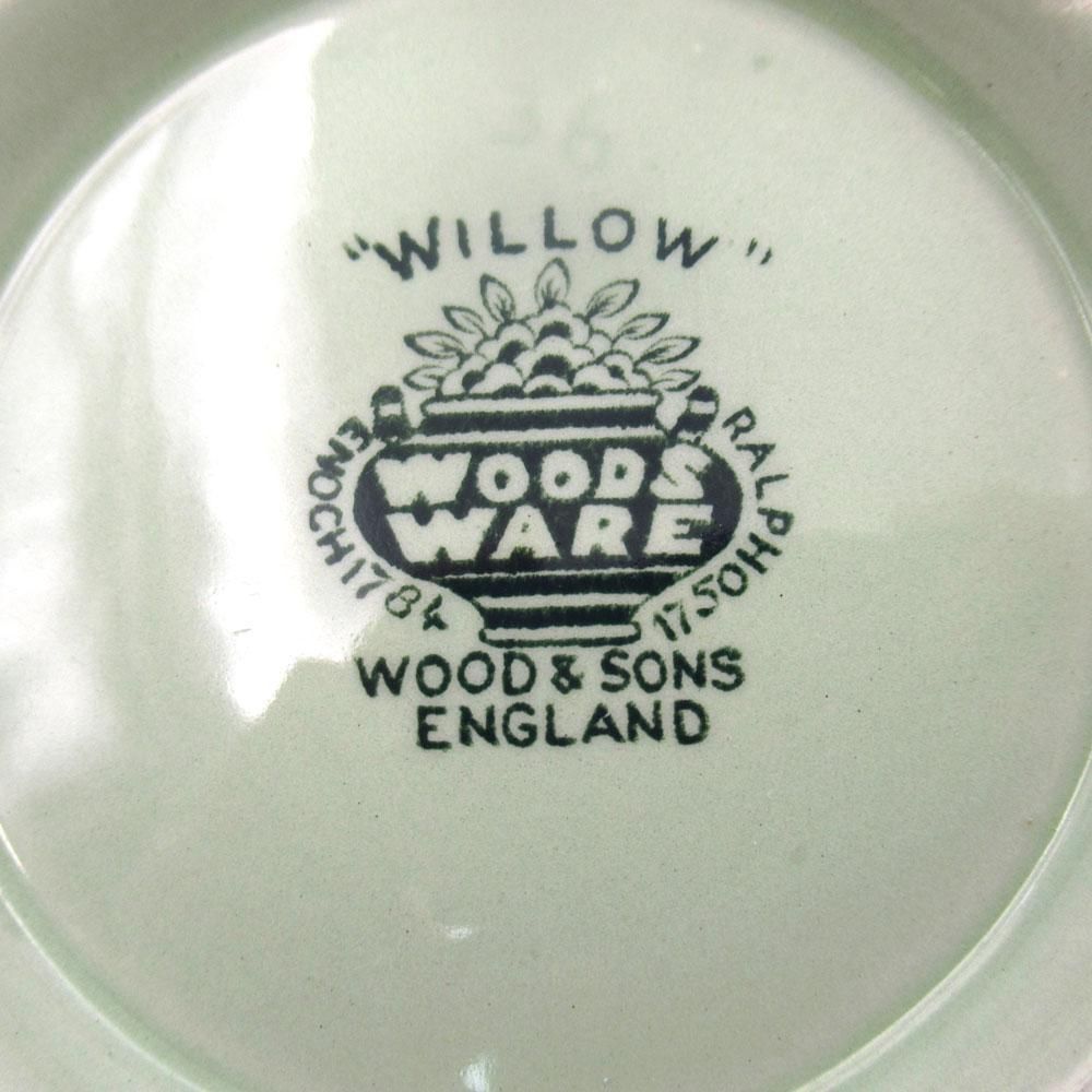 アンティーク食器｜Woods Ware ウッズウェア｜Willow ウィロー