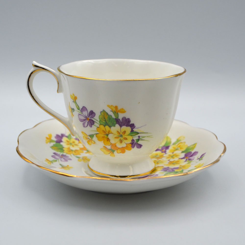 アンティーク食器｜Royal Albert ロイヤルアルバート｜ティーカップ&ソーサー｜1935-1945年頃