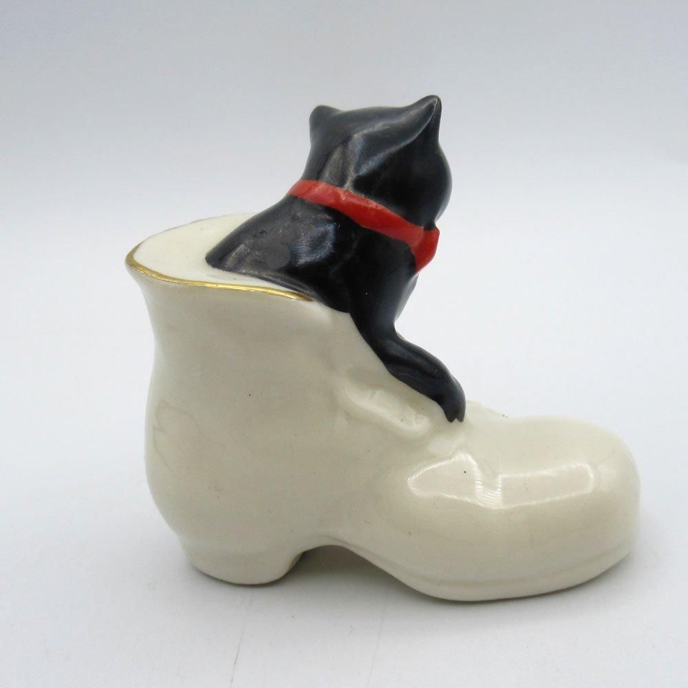 黒猫人形アンティーク調 黒猫 ぬいぐるみ | Brocante de La Cocotte （フランス