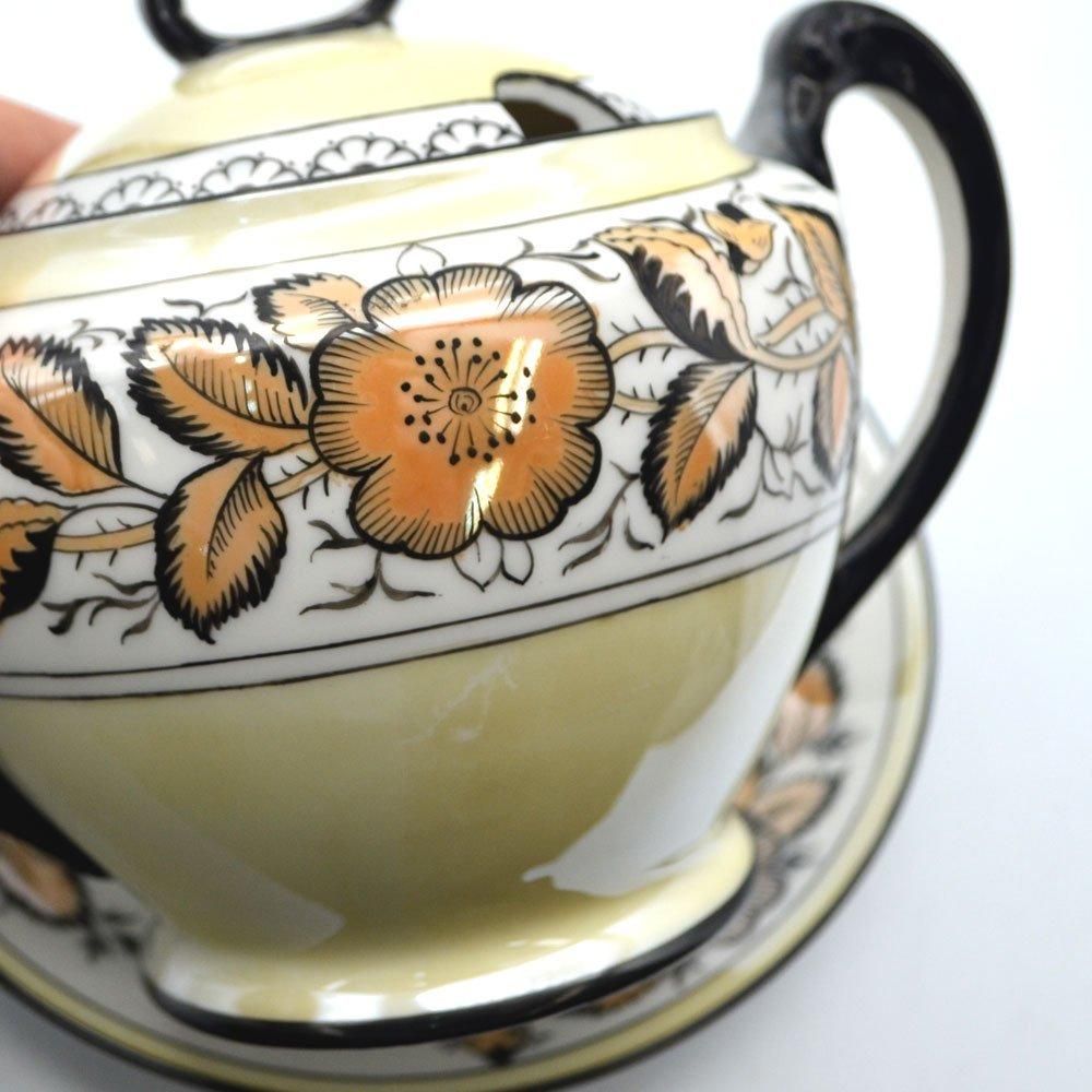 アンティーク食器|Noritake オールドノリタケ|シュガーポット アンティーク食器|Noritake オールドノリタケ|シュガーポット