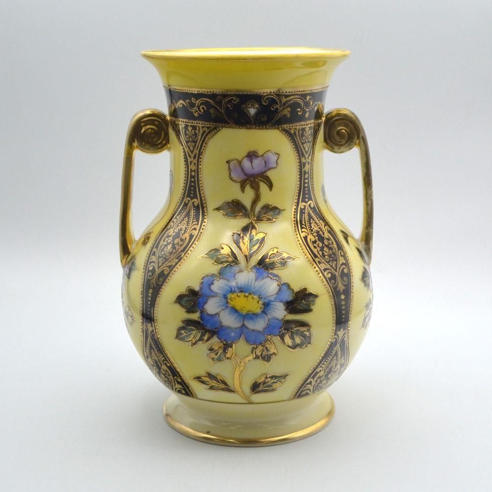 オールドノリタケ金彩盛り 花瓶インテリア