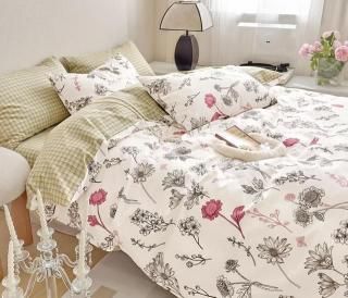 お洒落な花柄高級布団カバー3点セット(シングル) Bella28 (寝具/寝具