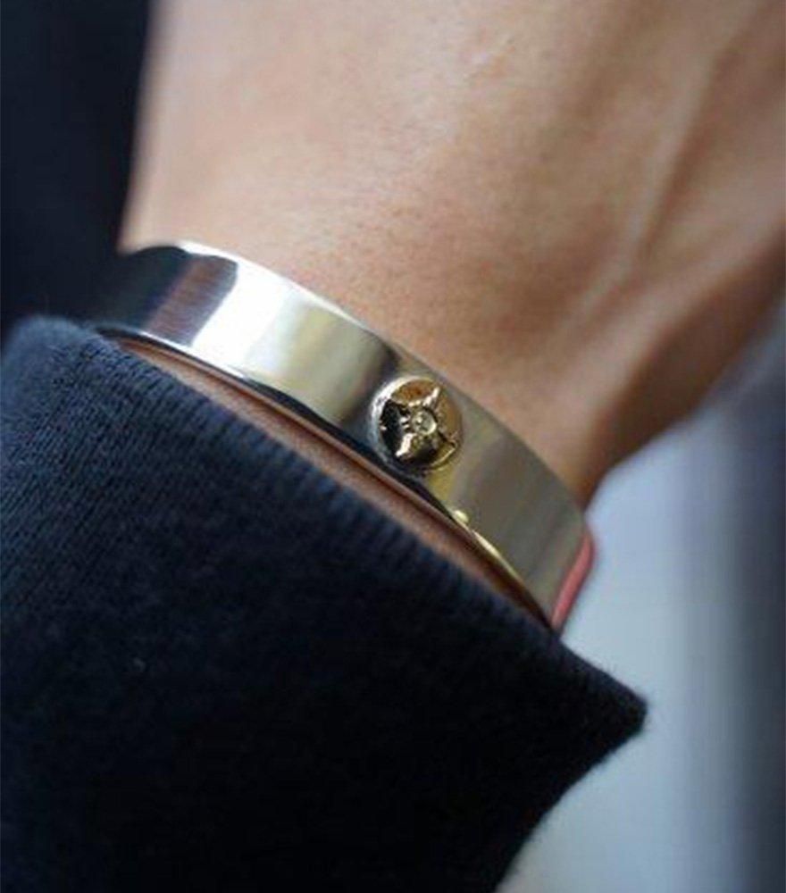 FIRST ARROW'S / ファーストアローズ K18付 平打12mmプレーンバングル