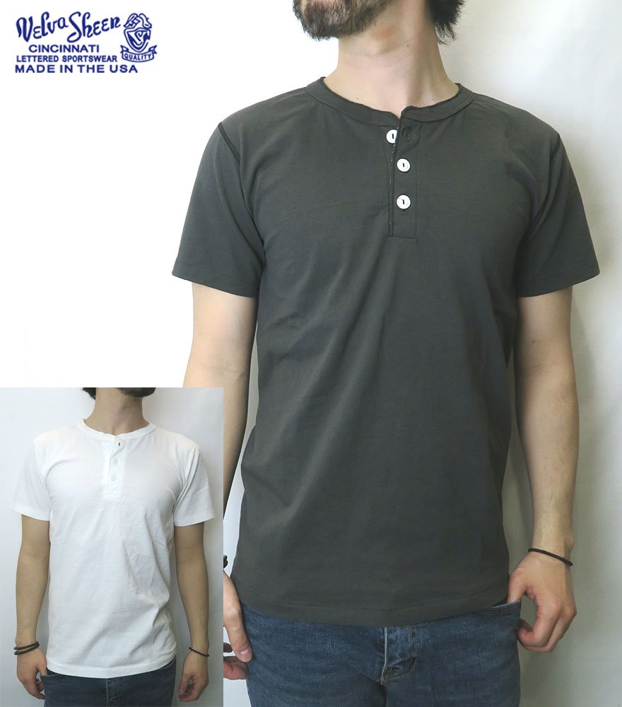 VELVA SHEEN/٥ХS/S HENLEY TEE2