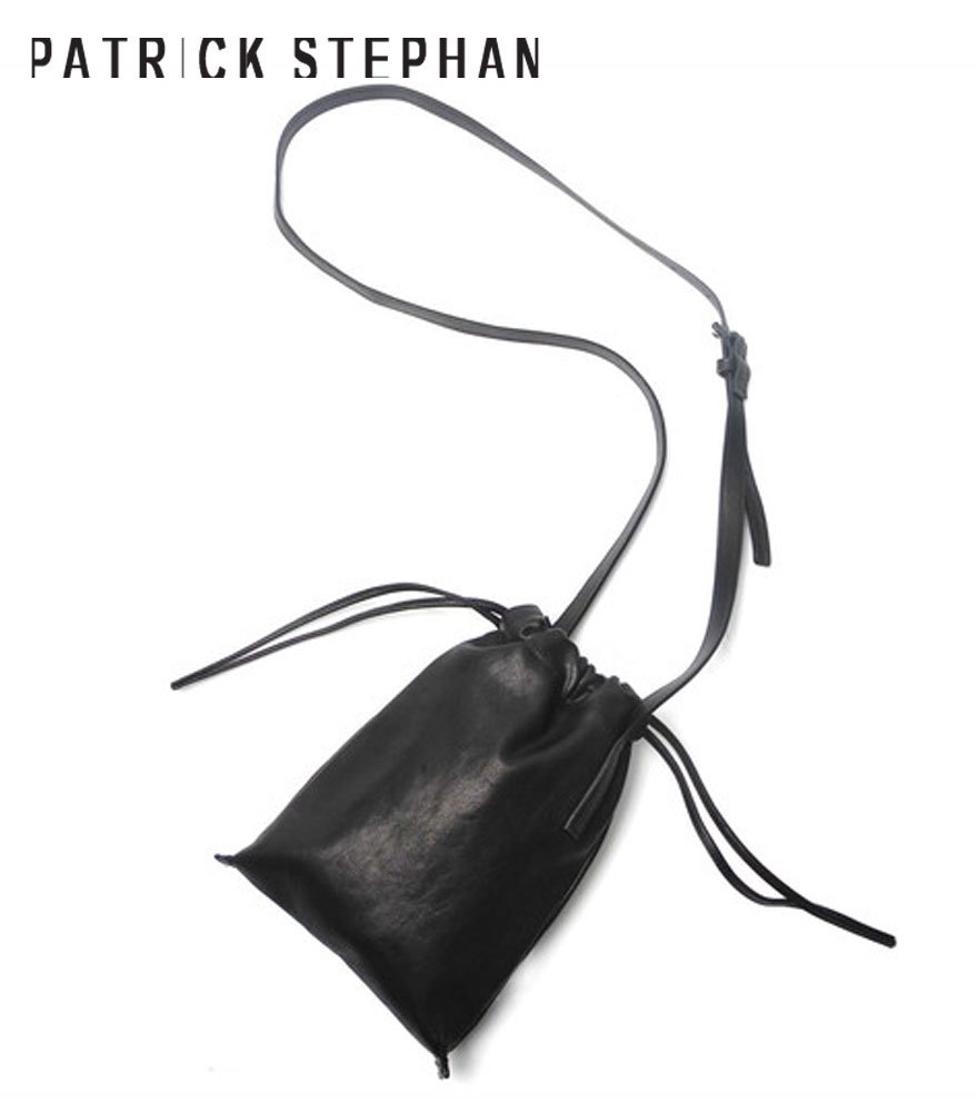 ★PATRICK STEPHAN Leather cell phone bag