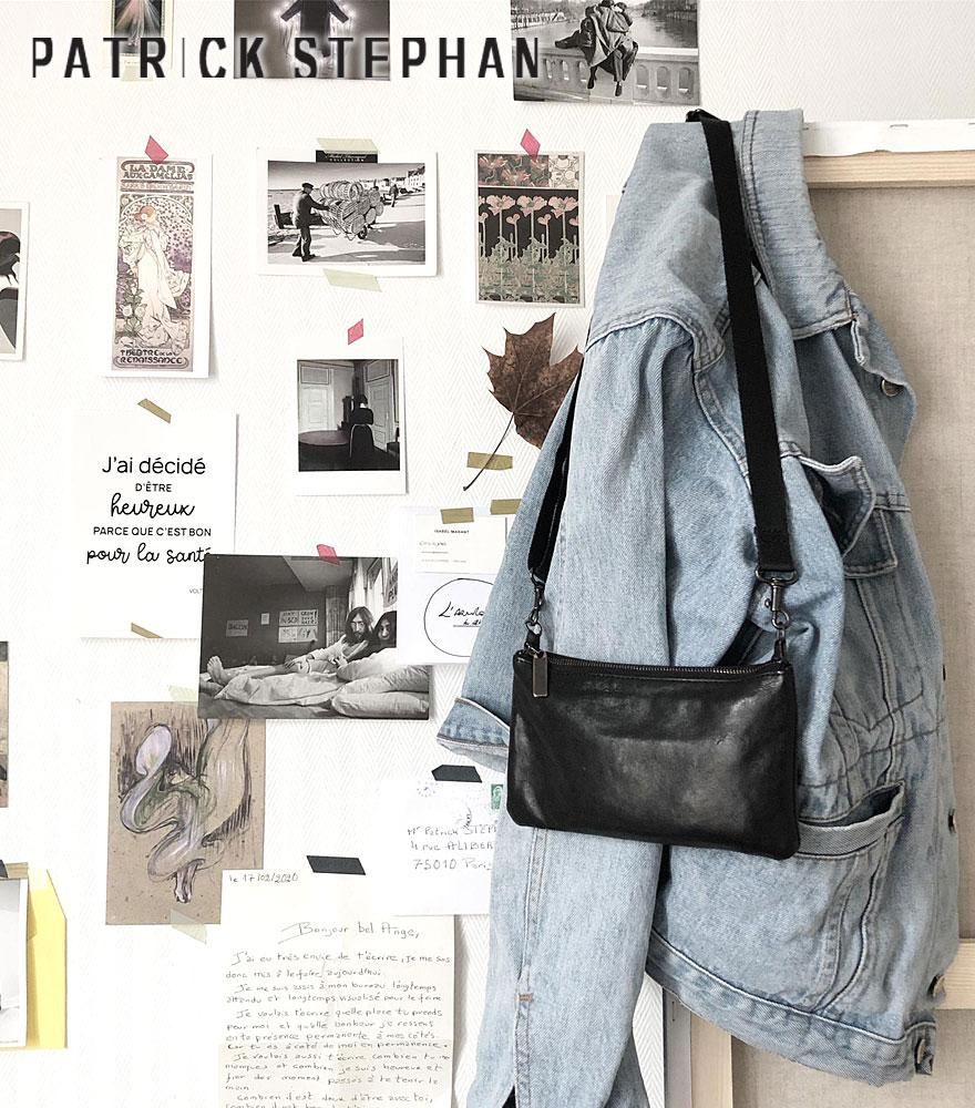 PATRICK STEPHAN パトリックステファン レザーミニサコッシュ PATRICK STEPHAN/パトリックステファン レザーサコッシュ