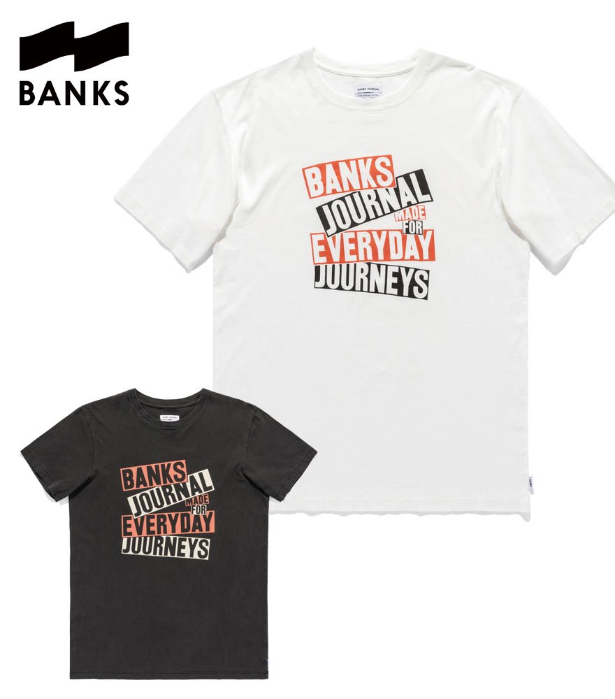 BANKS JOURNAL/バンクスジャーナル　プリントTシャツ　VENTURA　全2色