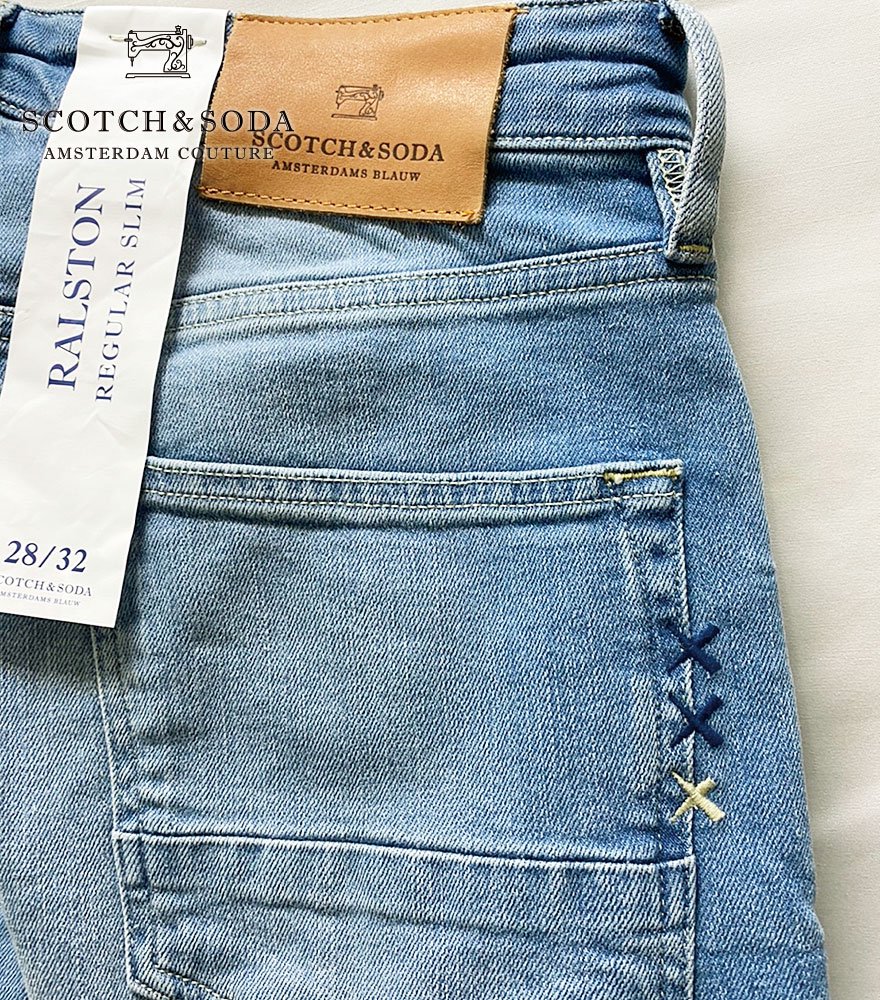 SCOTCH&SODA/スコッチ&ソーダ　スリムフィットデニム　RALSTON - Regular Slim-Fit Recycled Cotton　 292-35516【160438】 - 30代からの男性ファッションをご提案：Cape 