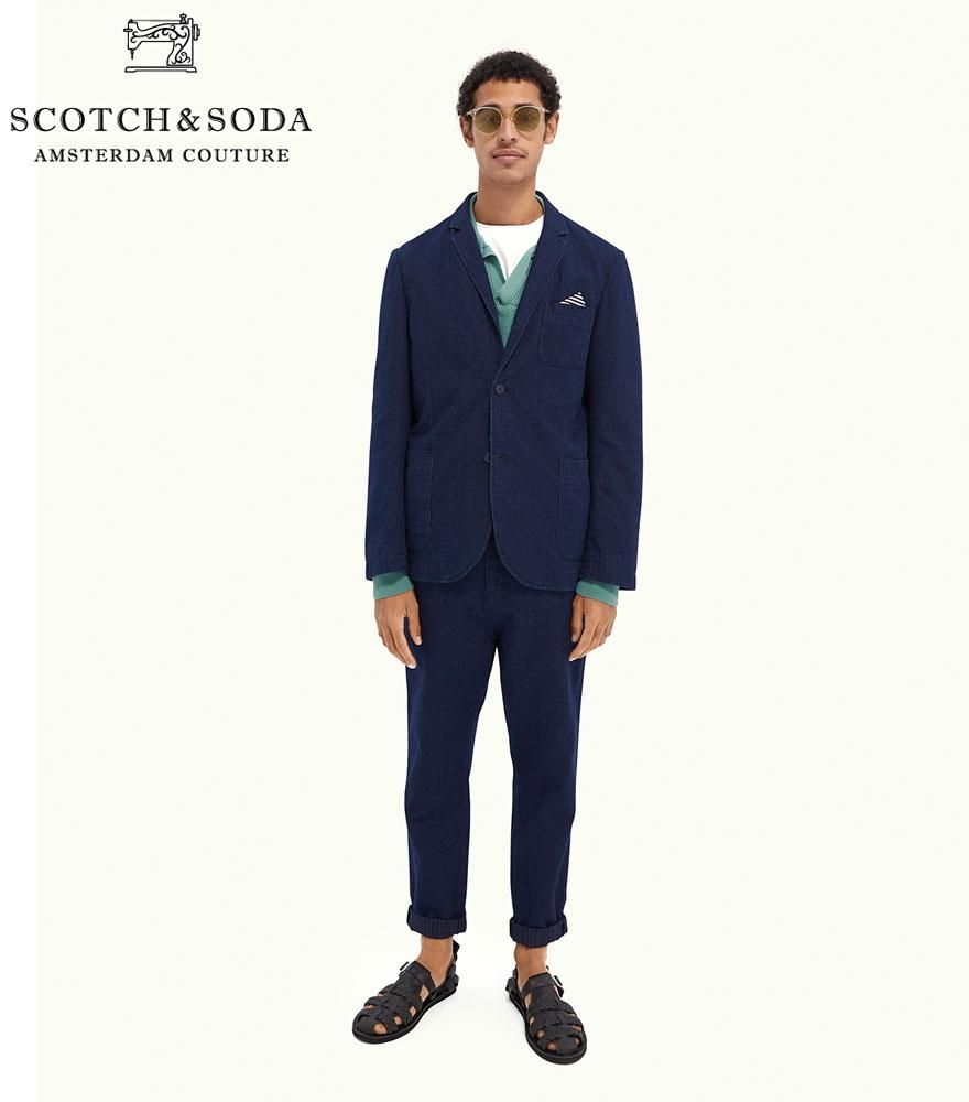 SCOTCH&SODA/スコッチ&ソーダ デニムテーラードジャケット Indigo 