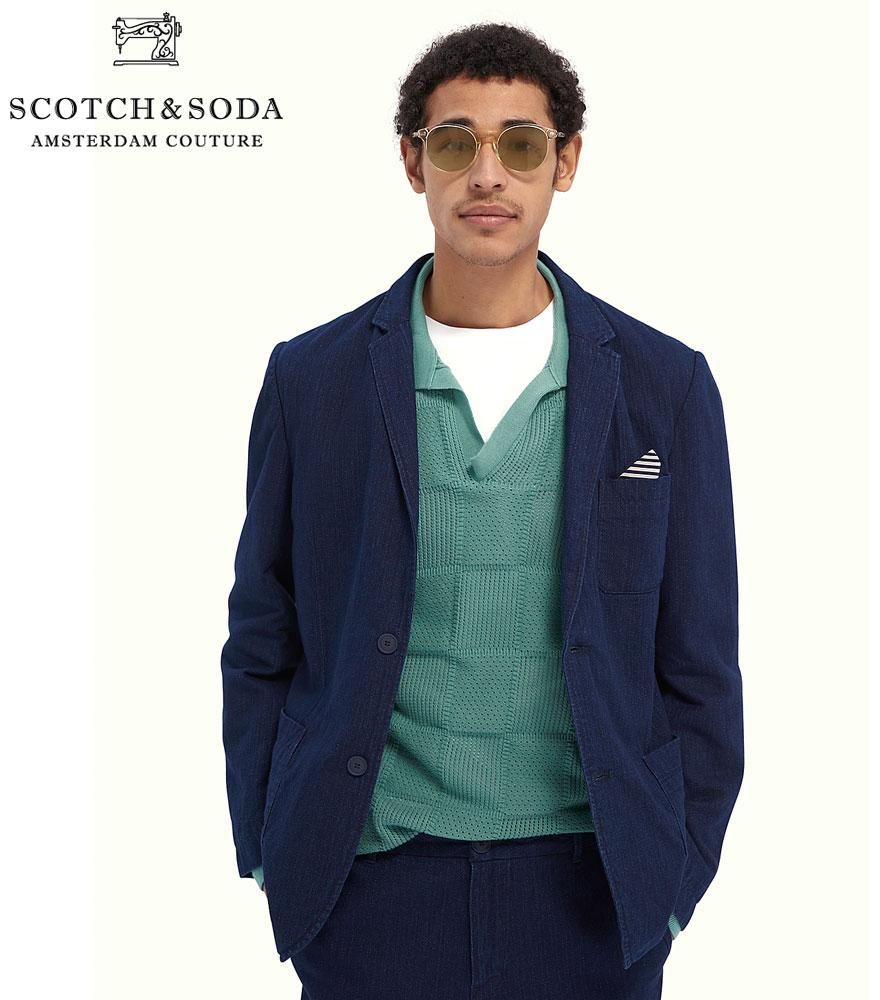 SCOTCH&SODA/スコッチ&ソーダ デニムテーラードジャケット SCOTCH&SODA/スコッチ&ソーダ デニムテーラードジャケット