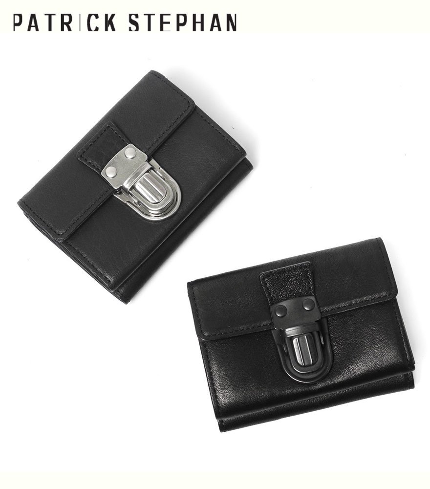 PATRICK STEPHAN/パトリックステファン　コンパクトウォレット　Leather trifold wallet 'cartable'　全2色