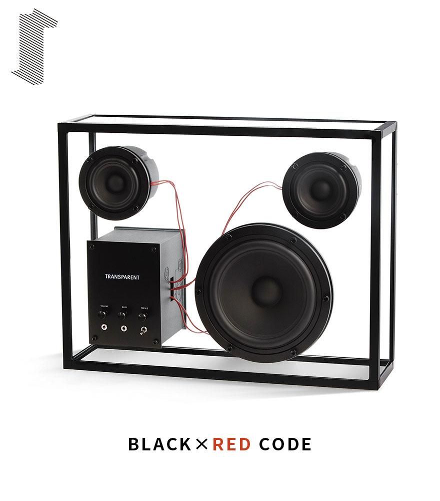スピーカー・ウーファー TRANSPARENT speaker ts-b TPS-01 音楽をインテリアに TRANSPARENT SPEAKER/トランスペアレント