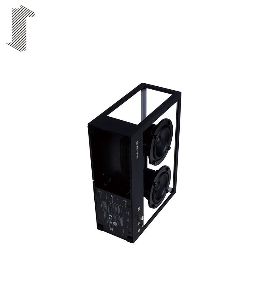 音楽をインテリアに TRANSPARENT SPEAKER/トランスペアレント