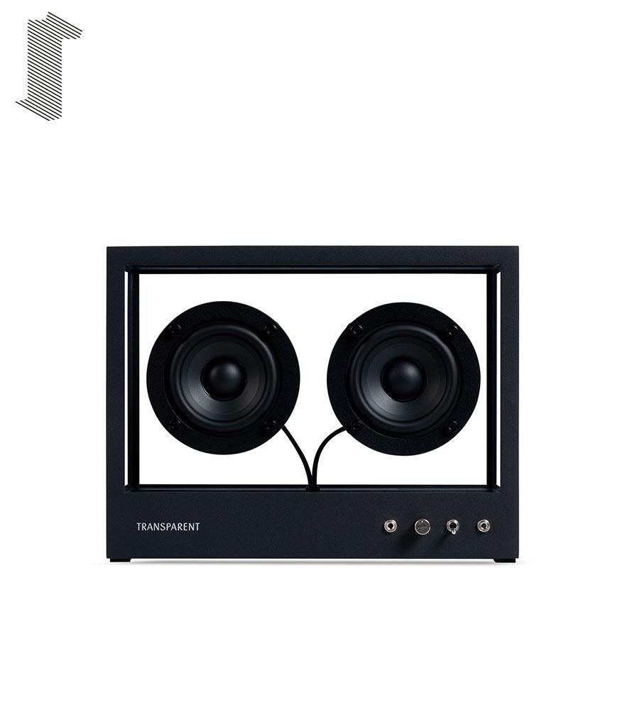 音楽をインテリアに TRANSPARENT SPEAKER/トランスペアレント
