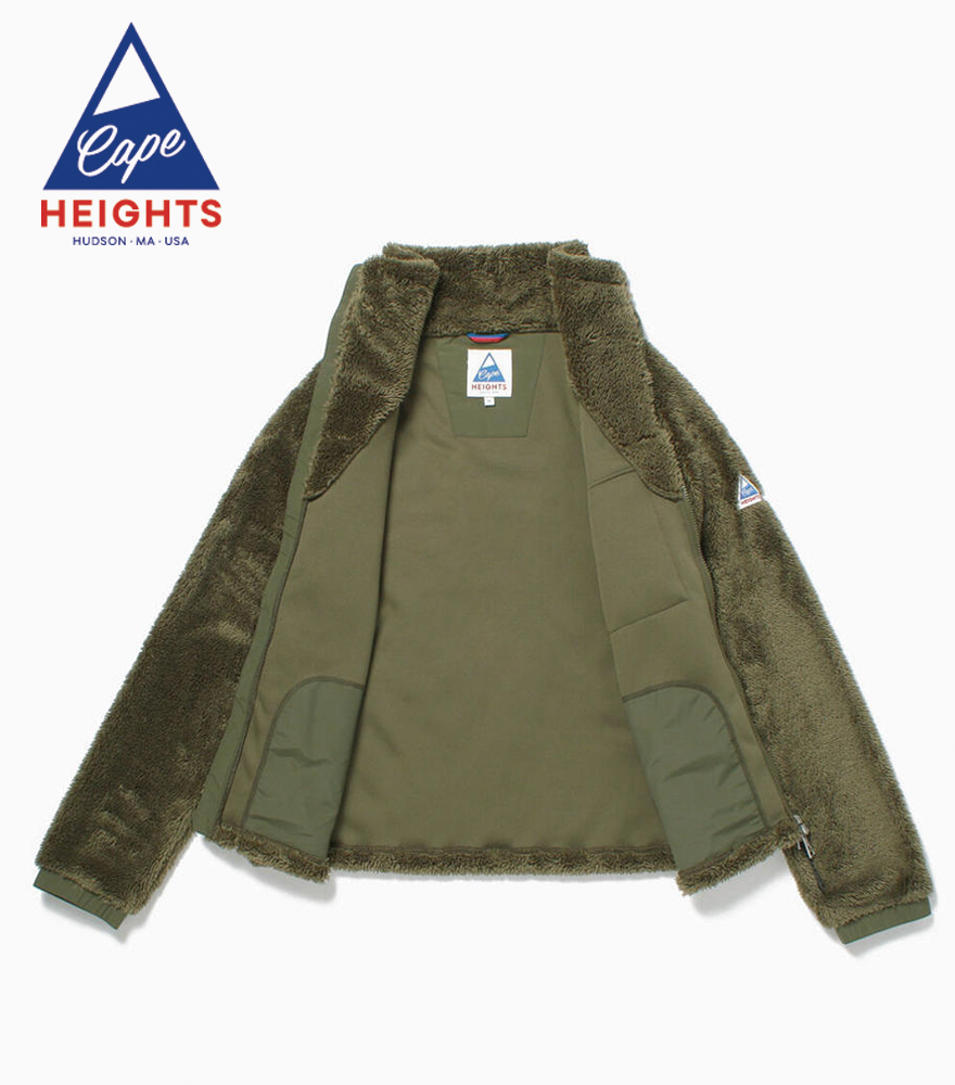 A1057 Cape HEIGHTS ケープハイツ フリースジャケットブラック