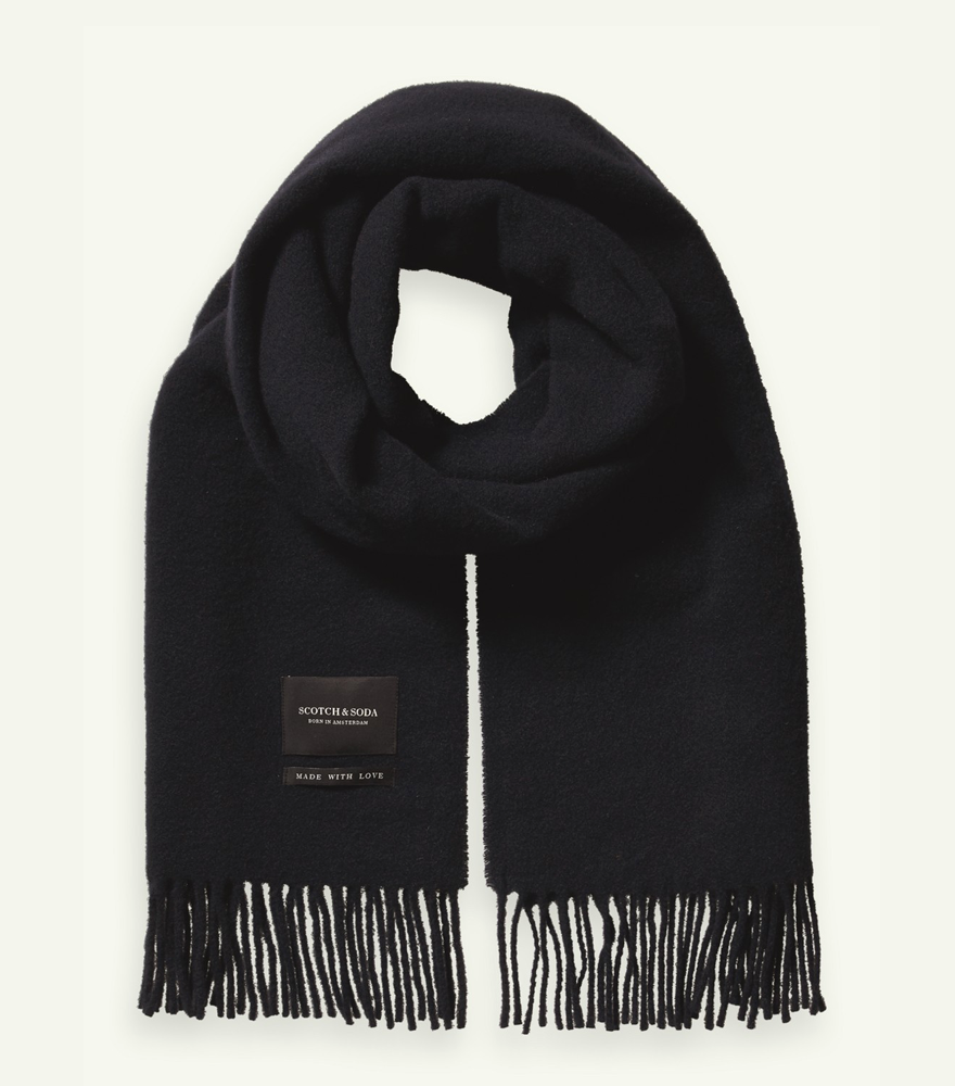 SCOTCH&SODA/å&Fringed woven wool scarfޥե顼֥å292-48452164168