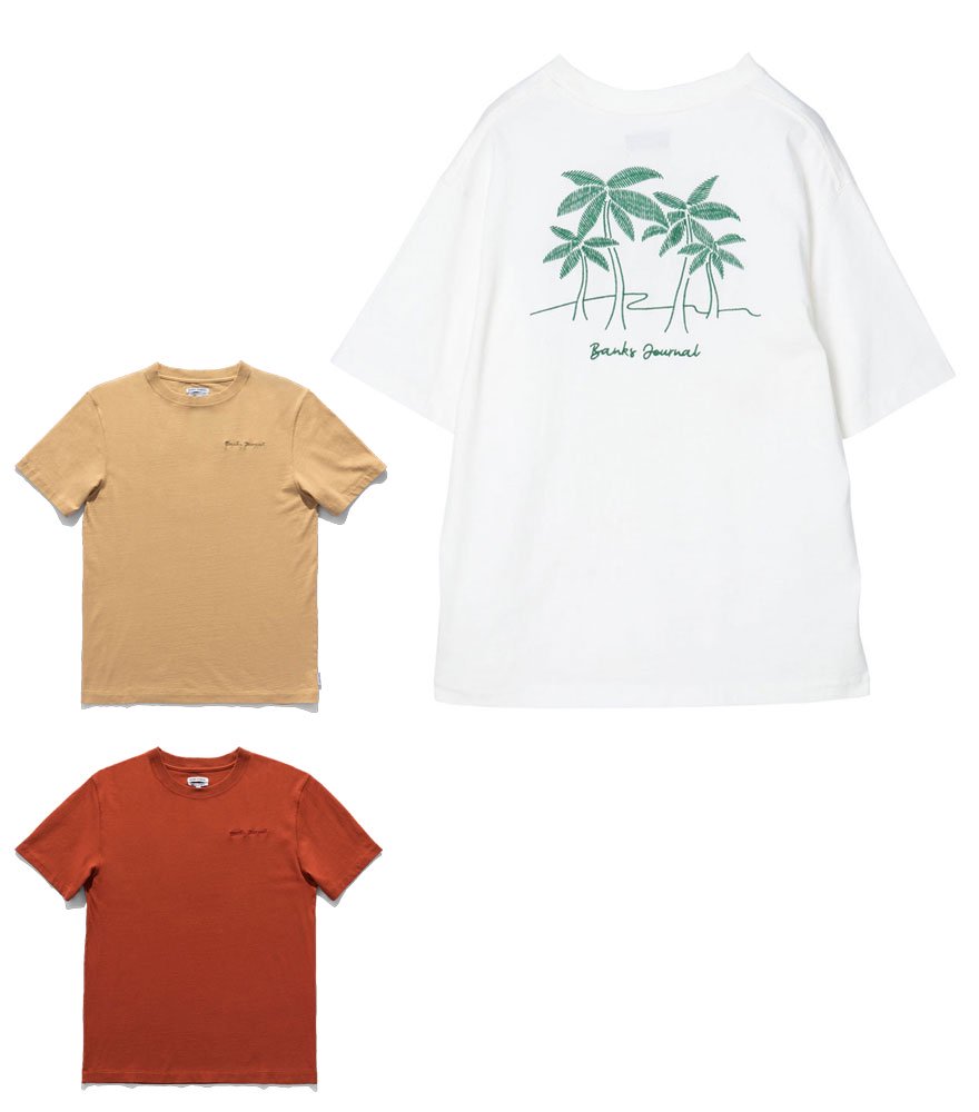 BANKS JOURNAL/バンクスジャーナル　プリントTシャツ　NATURAL SELECTION
 TEE　全3色