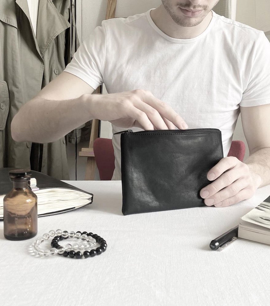 PATRICK STEPHAN/パトリックステファン レザーポーチ Leather pouch S