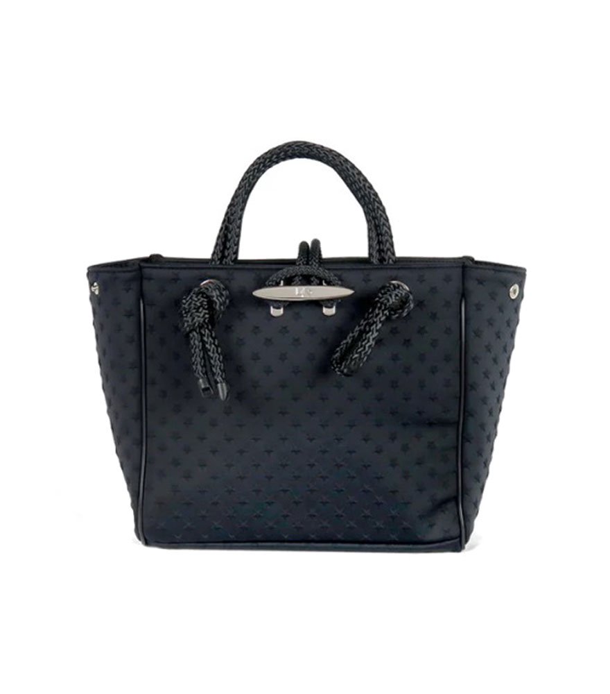 L4K3/쥤CLEAT TOTE miniSTAR BLACK