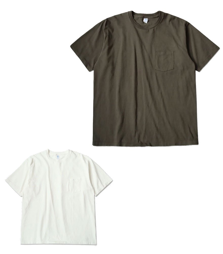 VELVA SHEEN/٥ХPOCKET CREW NECK OVER T-SHIRT2