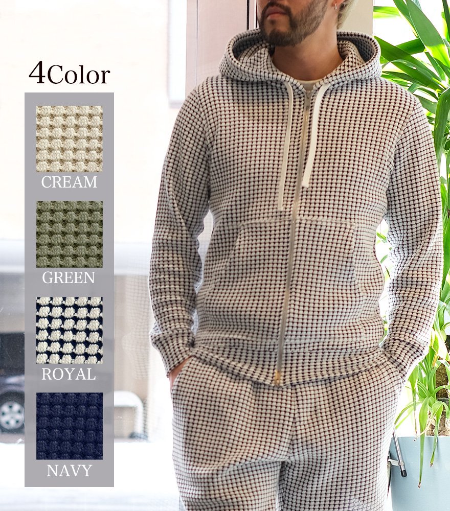 <img class='new_mark_img1' src='https://img.shop-pro.jp/img/new/icons14.gif' style='border:none;display:inline;margin:0px;padding:0px;width:auto;' />SEAGREEN/꡼BIG WAFFLE HOODIE4