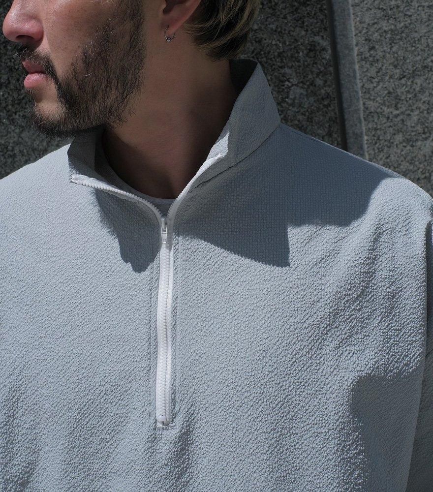 Re:Product/リプロダクト ハーフジップシアサッカーセットアップ