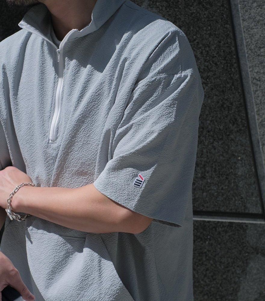 Re:Product/リプロダクト ハーフジップシアサッカーセットアップ